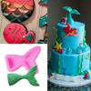 Mini Tail Mermaid Silicone Mold For Cake Decorating Baking Chocolate Mold Pink