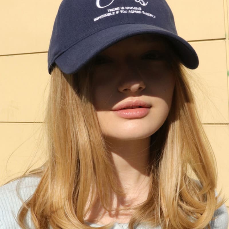 ELKE BLOEM CALIS NAVY BALL CAP