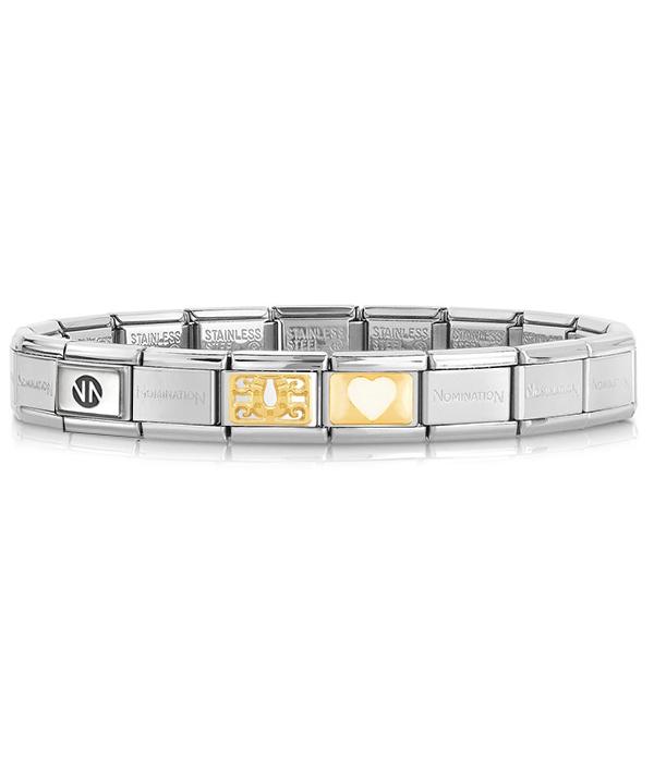 Nomination Bracelet Steel Composable Love Horseshoe Steel-Set46