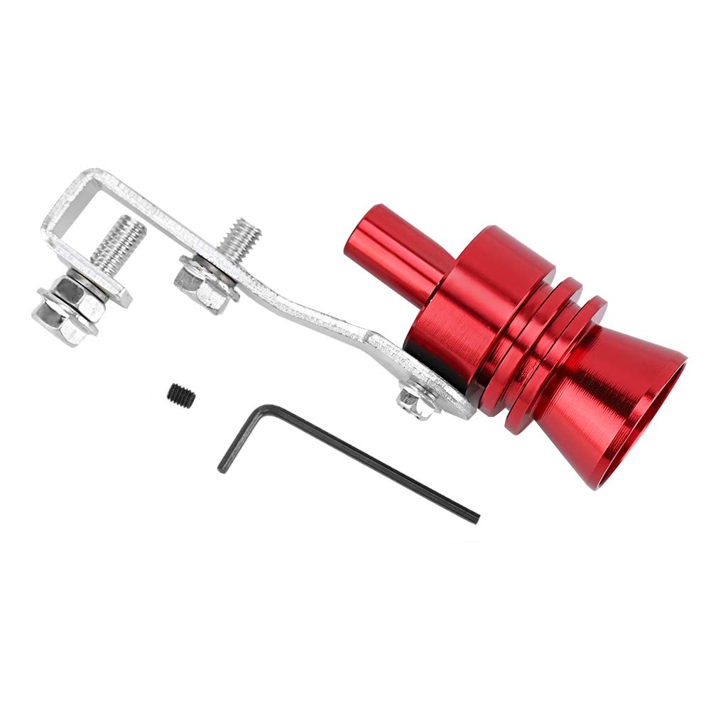 

Aramox Turbo Sound Whistle, Turbo Sound Whistle Muffler Exhaust Pipe Simulator Whistle, Honda Accord Acura Red