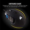 Corsair Scimitar RGB Elite Kabelgebundene MOBA/MMO Gaming-Maus 18.000 DPI 17 Programmierbare Tasten iCUE Kompatibel PC Mac PS5 PS4 Xbox Schwarz