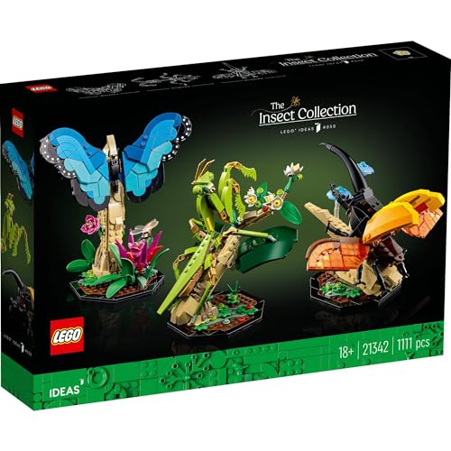 LEGO Insect Collection Toy, Ideas, Birthday Gift, Building Blocks, Mother's Day, Father's Day, Men, Women, Animals, Creatures, Stylish Interior Decor,