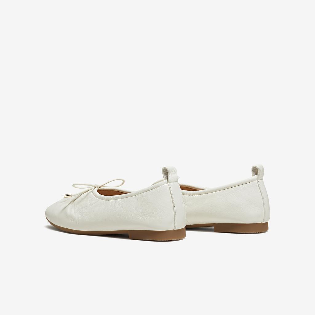TATA/He She 2026 Spring Fashion Versatile Simple Women's Low Flat Shoes