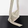 Cowhide Cross-border Popular Woven Shoulder Bag Fashion Trend Lunch Box Leather Small Lazy Large Capacity Armpit Bag