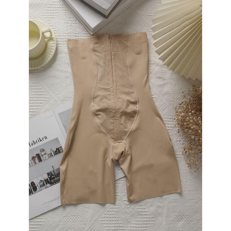 

High Waist Belly Contracting Slimming Pants Women s Plus Size Butt-Lift Underwear Fashion Tape Seamless Shorts Two-in-One Nude Wear Thin Safety Pants Skin color M