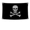 1pc Double Broken Skull With Knife Pirate Flag Flags And Banners Four Hole Flag Polyester Outdoor Decor Room Aesthetic