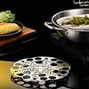 Removable Handle Rotating Scalable Steamer Foldable Steaming Rack Durable Steaming Basket  Dumpling