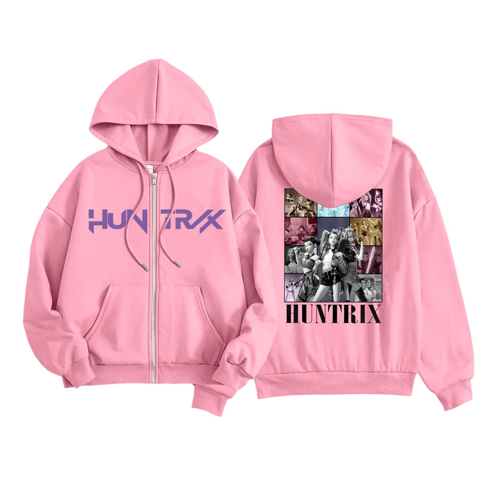 

Детская мода Женская легкая толстовка с длинным рукавом на молнии Толстовка с принтом и карманами 130