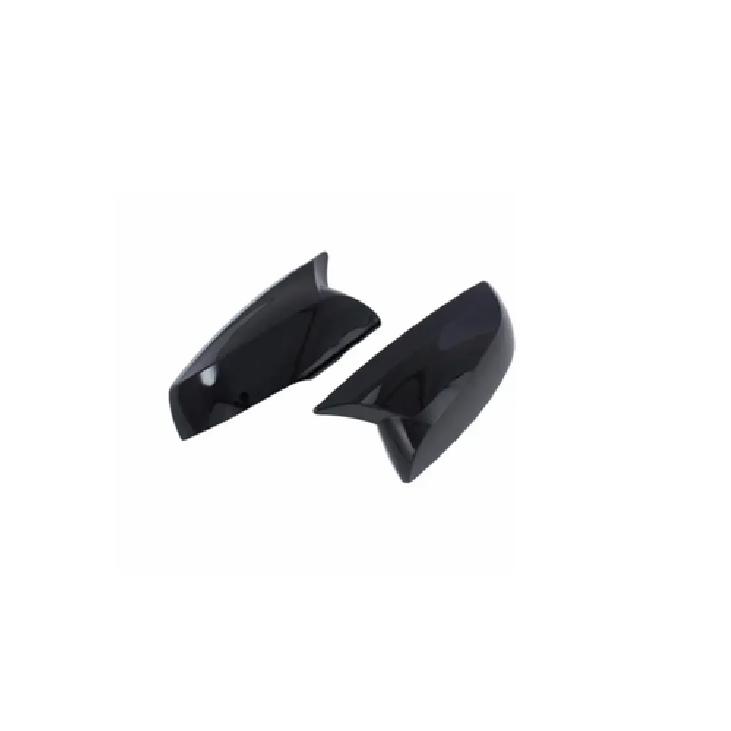 Glossy Black Ox Horn Rearview Mirror Lid Cover Trim For -2025 Toyota RAV4