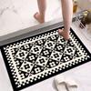 Bathroom floor mat,diatom mud water-absorbing non-slip mat at the door of the bathroom,household foot mat,door toilet carpet mat