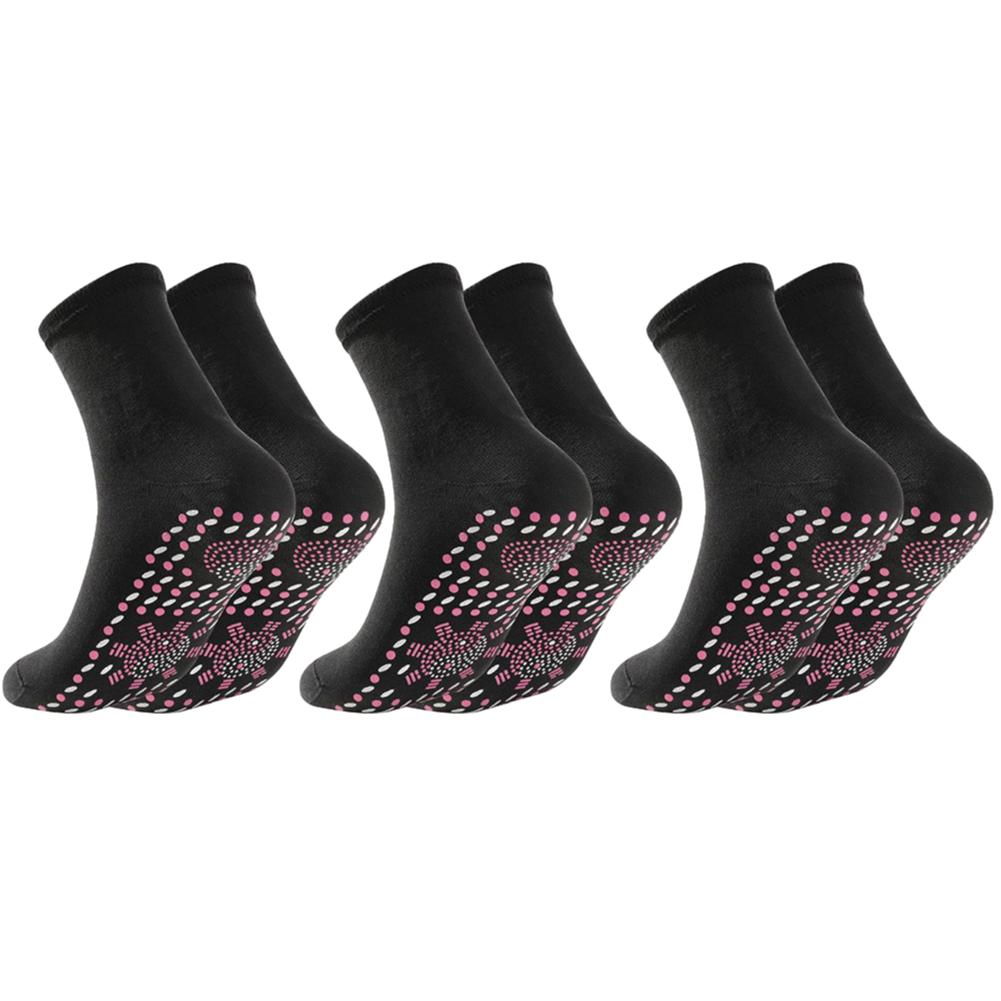 3Pair/Set Unisex Winter Warm Self-Heating Health Socks Pain Relief Outdoor Anti-Cold Therapy Thermal Stockings Men/Women Outdoor