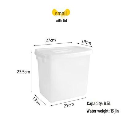 Thickened Plastic Storage Bucket with Lid