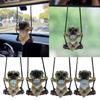 Cute Dog Car Rearview Mirror Ornaments Hanging Pendants Keychain Accessories