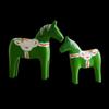 1/2 stk. Dalecarlian Hest Pynt Nyhed Traditionel Boligdekoration Samling Souvenir Mindegave Svensk Dala Hest Statue