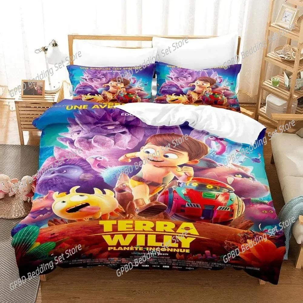 Game Terra Willy 3D NEW Duvet Cover Pillowcase Bedding Set Adult Boy Girl Bedroom Decoration Children Single Double Large