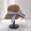 2025 NEW Fisherman's Womens Straw hat bucket hat UV Protection Sun Visor beach hat Women with Bow embroidery Summer hat Cap