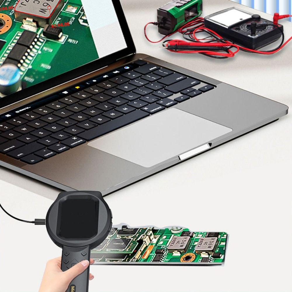 2.8'' IPS Digital Microscope HD 1080P 2MP Optical Microscope Handheld 100X Magnification Electron Scientific Microscope