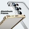 For Samsung Galaxy S25 Ultra Bumper Case Metal Frame Snap-On Heat Dissipation Phone Cover