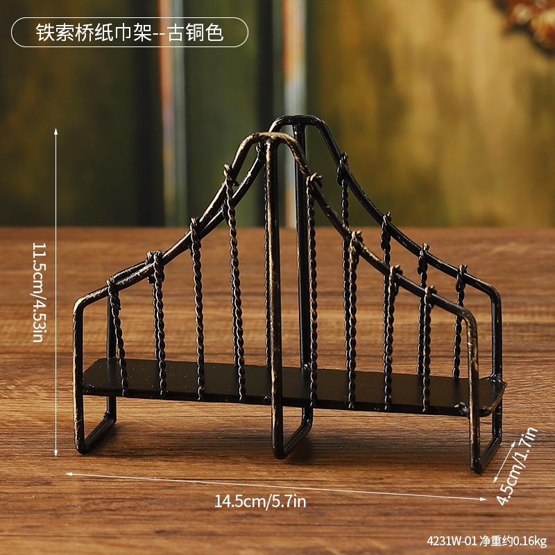 

Freestanding Modern Napkin Holder with Metal, Tabletop Tissue Dispenser, Countertop Napkin Storage Organizer Home Decoration