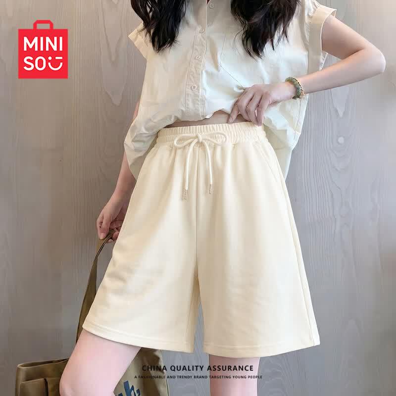 MINISO Women's Casual Sportswear Set with Shorts