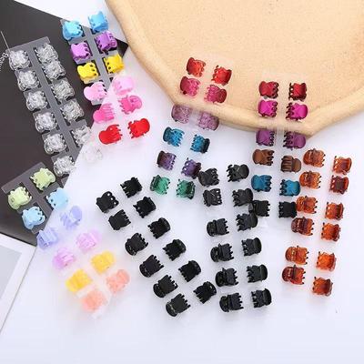 12 sztuk kobiety dziewczyna Mini spinki do włosów małe spinki do włosów dzieci słodkie spinki do włosów spinki do włosów moda matowe opaski akcesoria do włosów