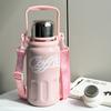 Thermos Cup Student Handle Big Cap Thermal Pot Portable Stylish Stainless Cup Durable Durable Useful Useful Safe
