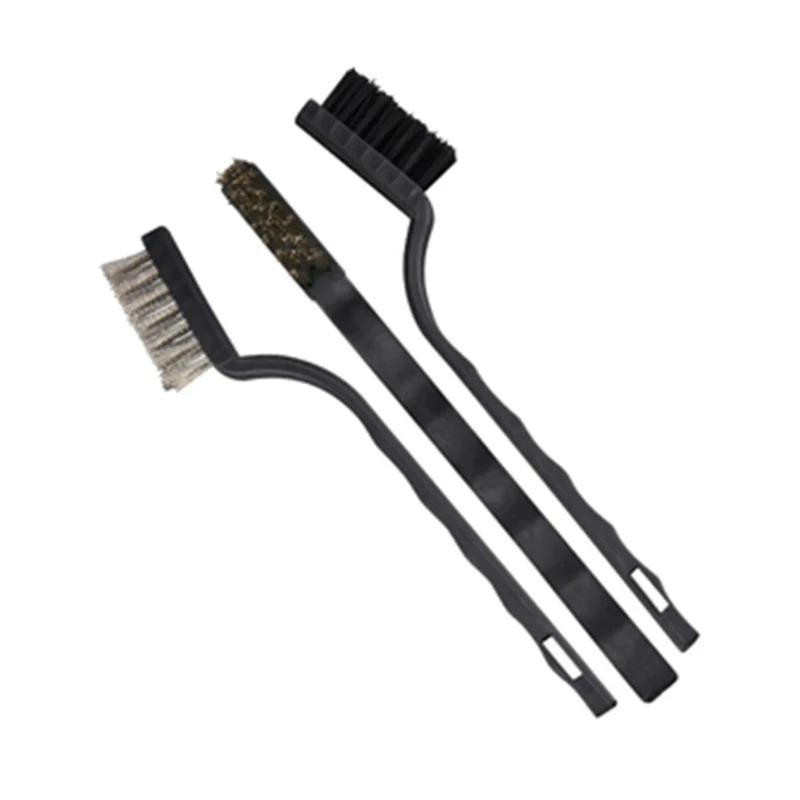 MECHANIC NC800 Nano Spong Cleaning Precision Tweezers SS-046 3 In1 IC Phone Repair Cleaning Brush Repair Hand Tools Set 1