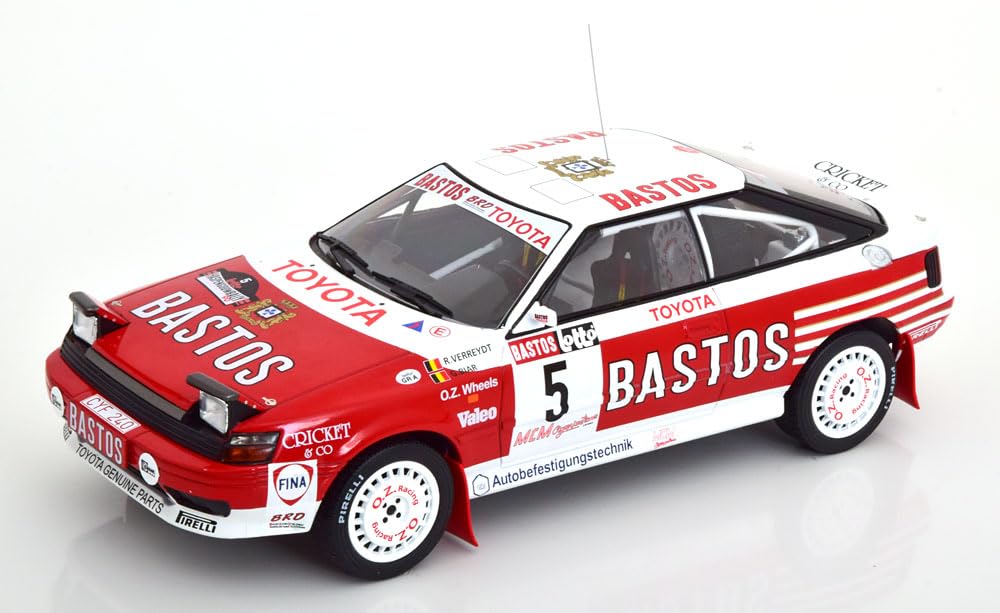 

IXO Toyota Celica Mini Car Celica ST165 Bastos Haspenhow Rally 1990 1/18 GT-FOUR [Item] красный