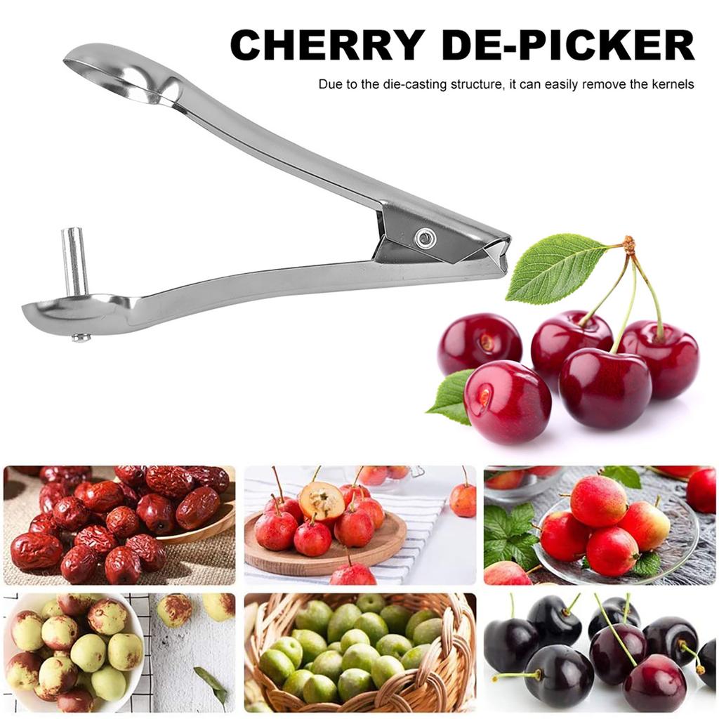 Cherry Pitter Tool Stainless Steel Pitter Jujube Red Date Pit Core Remover Home Kitchen Hand Press Instruments