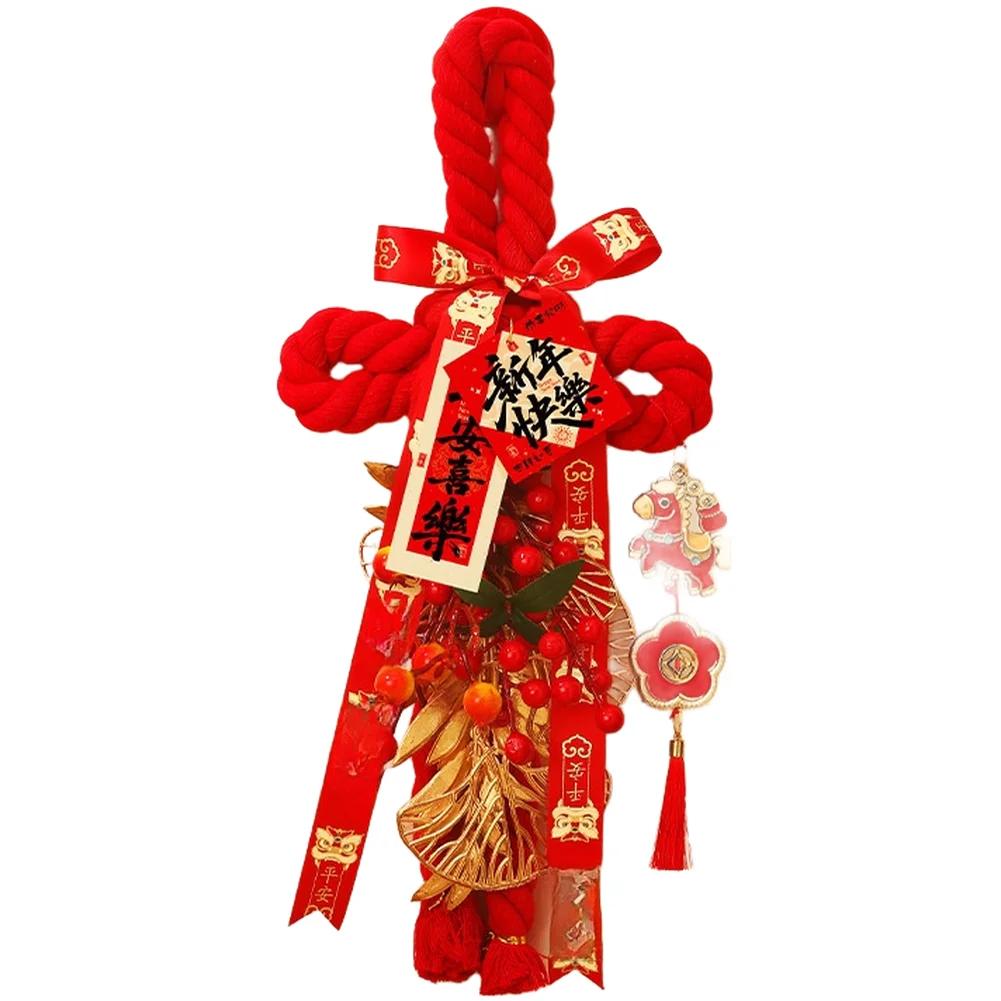 New Year Decoration Chinese Knot Chinese New Year Celebration Intricate Knot Pattern Symbol Of Good Luck Prosperity Charm