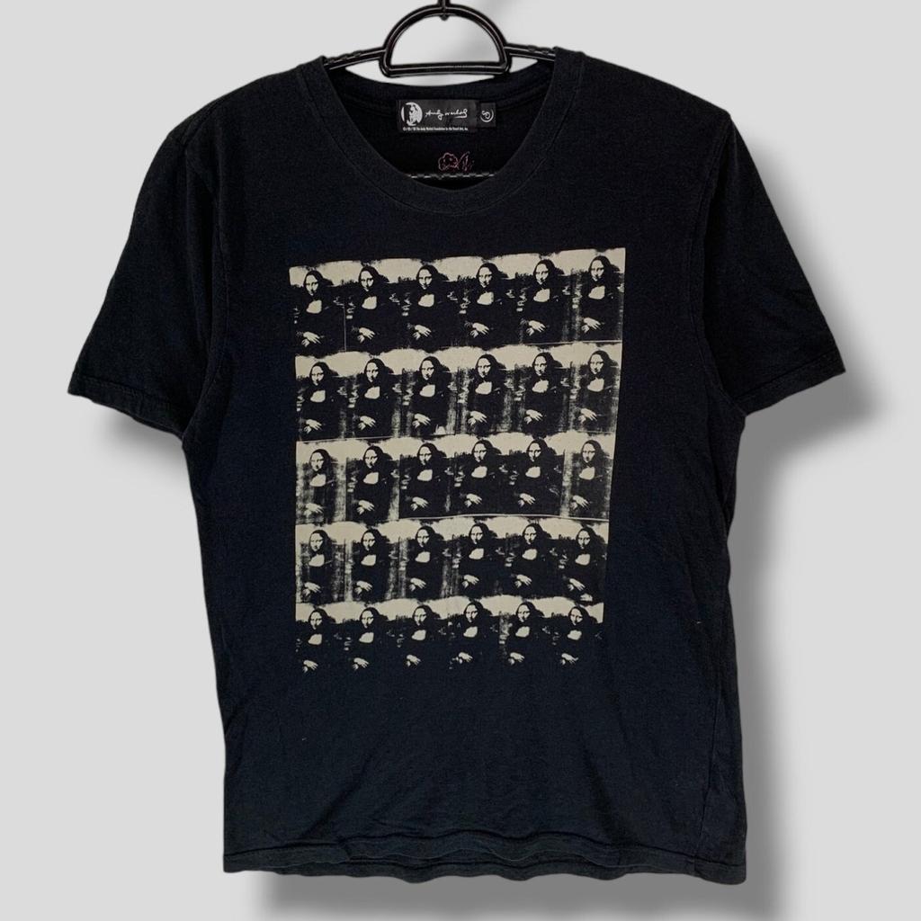 Hysteric glamour andy warhol monalisa trente valent mieux qu'une œuvre d'art T-shirt Marque japonaise tenue décontractée t-shirt art noir petit