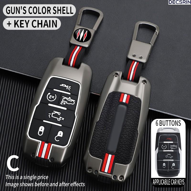 3/4/5/6 Buttons Car Remote Key Case Cover Shell Fob For Dodge RAM 1500 2500 3500 4500 5500 Pickup 2019 2020 2025 2025 Accessory