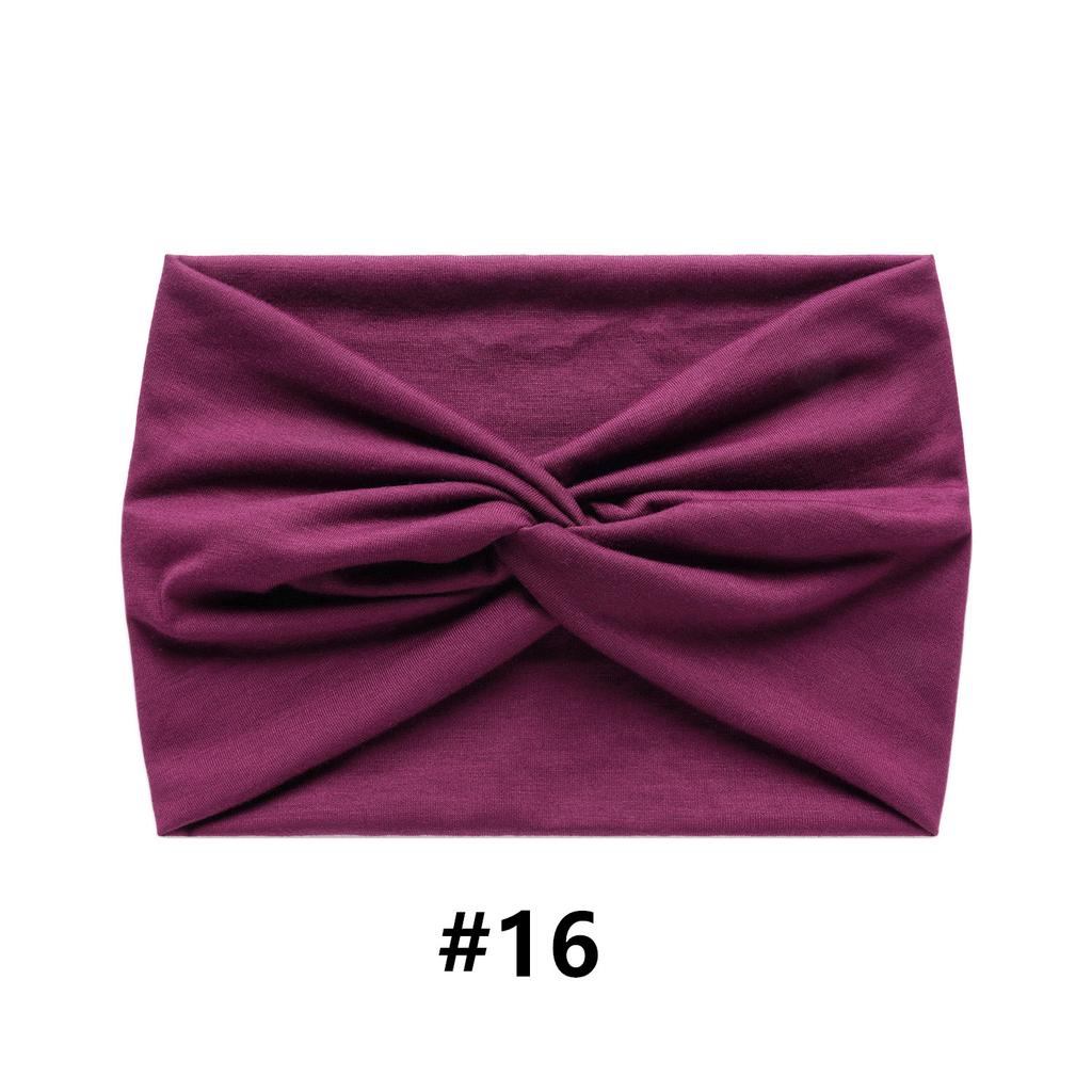 Wide Headbands for Women Large Turban Headwrap Boho Hairband Twisted Head Bands Sport Workout Stretch Non-slip Hair Accessories