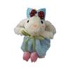Cute Bunny Plush Keychain With Tulip Skirt For Car Keys Or Gifts