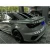 High Glossy PET Nardo Grey Vinyl Wrap Film Waterproof Car Sticker Body Decor Self-Adhesive Decal Auto Motorcycle DIY Accessories
