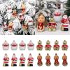 3/4PCS Multicolor Christmas Hanging Decoration Cartoon Bear Dog Santa Angel Xmas Ornament Ball Party Supplies Festival
