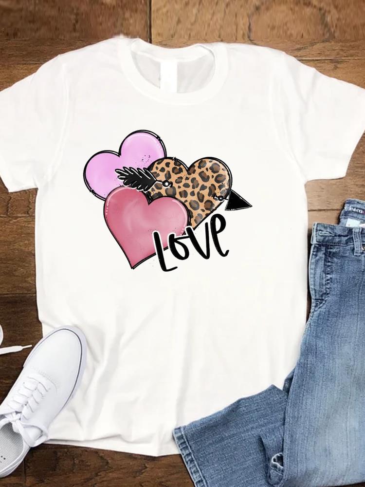 

Tee Top T Women Tshirts Clothing Flower Faith Trend Female Fashion Casual Short Sleeve Cartoon Lady Clothes Graphic T-shirts 6XL
