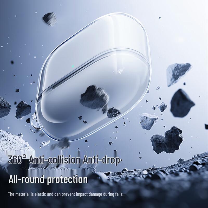 TURAS AirPods Pro 2 Clear Protective Case