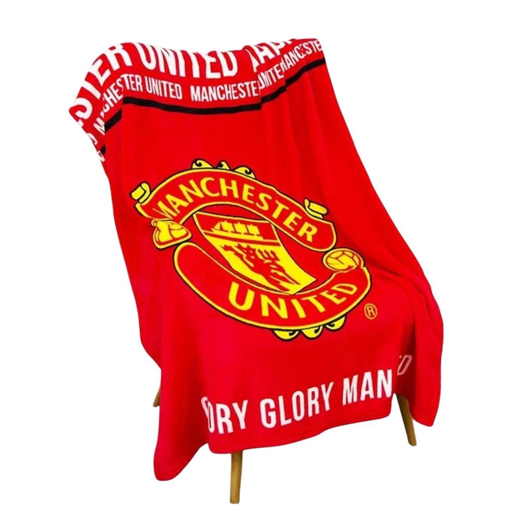 Manchester United FC Fleece Crest Blanket