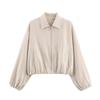Womens Streetwear Puffer Jacket With 3D Print Zipper 12 Colors Regular Fit Long Sleeve 2026