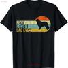 Best Newfie Dad Ever Newfoundland Dog Owner Retro T Shirt Vintage Washed Versatile Fashion Graphic Soft Top For Everyday Wear
