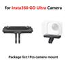 ZLiT Magnetic Mount for Insta360 GO Ultra Action Quick Release Extension Bracket Base Holder Camera, (Black)