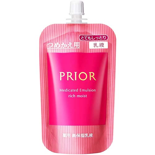 

Shiseido Prior Medicated High Moisture Emulsion Refill, 100mL [Quasi-drug] Very Moisturizing Type [Parallel Import]
