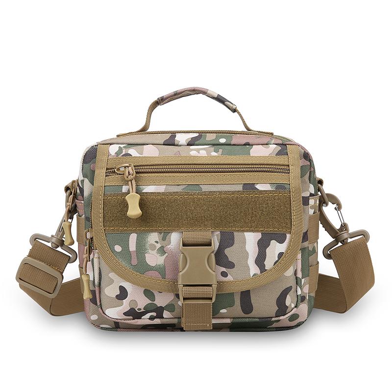 Men's Tactical Camouflage Crossbody Bag -Vintage   Nylon Chest Pack (Vintage Army Sling Bag for Hunting/Outdoors)