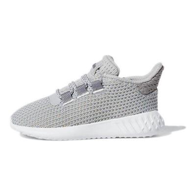 Originals Tubular Dusk El I Round Toe Lace-Up Slip-Resistant Durable Breathable Low-Top Walking Shoes Baby Shoes Gray B42060