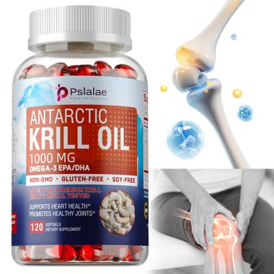 Antarctic Krill Oil 1000mg -with Omega-3 EPA, DHA, Astaxanthin and Phospholipids