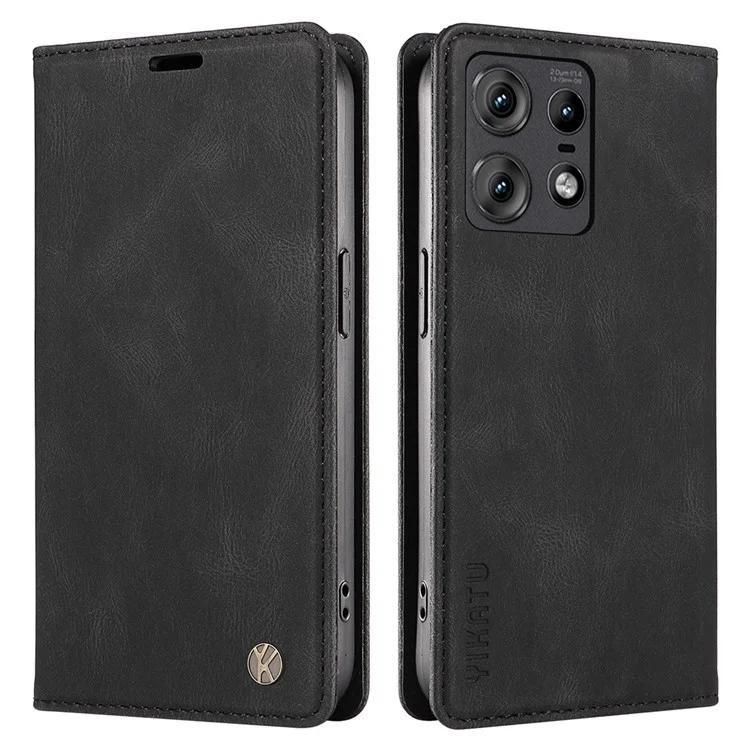 

YIKATU YK-004 для Motorola Edge 50 Pro 5G чехол магнитный застежка кожаный чехол для телефона держатель для карт