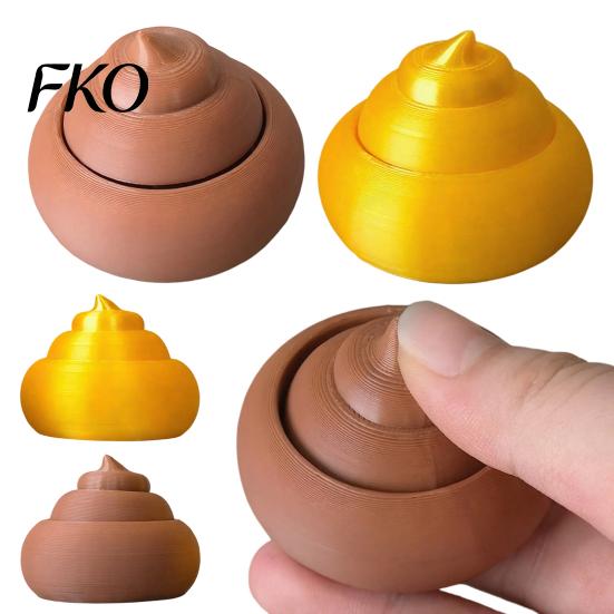 Joke Gift for Friends 3D Printed Poop Stress Relief Toy, Squeeze & Pop Fidget Poop, Creative Novelty Desk Toy Office Home, Prank Adults Gag Coworkers