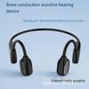 Senior Bluetooth Bone Conduction Earphones: Hearing Aid & Amplifier, Ultra-Long Battery Life, High Sound Quality.