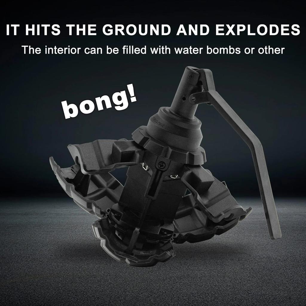 F1 Hand Grenades Plastic Toy Dummy Grenade Model Tactcial Airsoft Paintball Role Play Prop